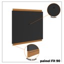 Ver imagem 6 de Painel para Tv até 40 Polegadas Fit 90cm - Vianossa - Preto e Cedro