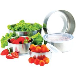 Acessorio para Casa Conj. Potes Aco Inox 5pcs - 2