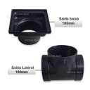 Ver imagem 5 de Grelha Ralo Pluvial 15x15 Inox Polido com Coletora Saída Lateral Difusor Tubo 100mm e Tela Anti Inse