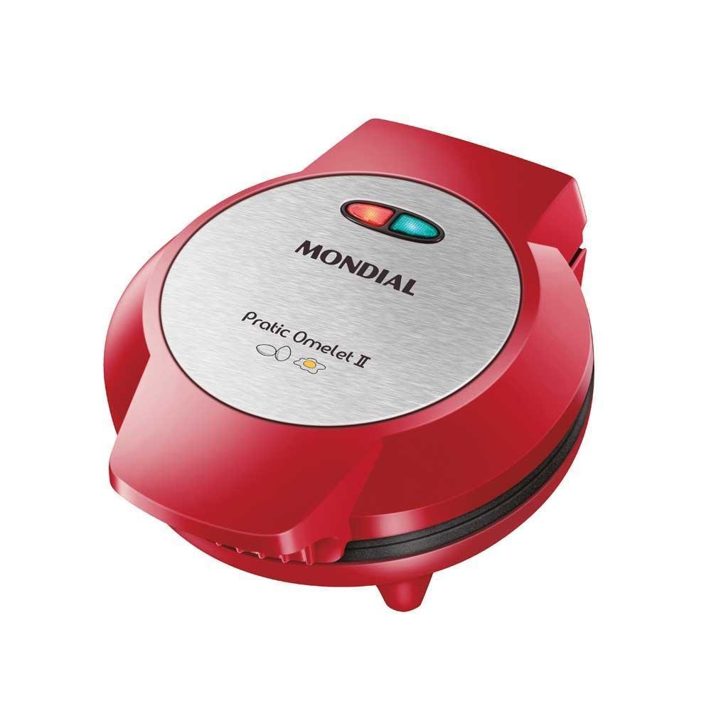 Omeleteira Mondial Pratic Omelet 2 800w Om-04-ri Red - 127v - 2