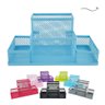 Kit Organizador Porta Caneta Porta Treco Porta Lapis Organizador de Mesa Escritório Home Office - Az - 1