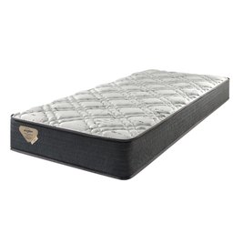 Bicama Box Baú Viúva 120x203 Courino Linho Areia com Colchão Adapto Molas Ensacadas Ecoflex - 11