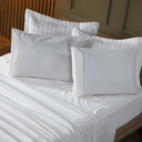 Ver imagem 4 de Jogo de Cama Lençol Queen 4 Peças 600 Fios Ponto Palito Hotel