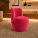 Ver imagem 3 de Poltrona Decorativa Bia Orgânica Veludo Recepção Sala Estar Quarto