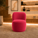 Ver imagem 2 de Poltrona Decorativa Bia Orgânica Veludo Recepção Sala Estar Quarto