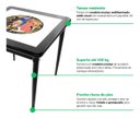 Ver imagem 4 de Conjunto Mesa Jantar Quadrada 80x80cm Madeira + 2 Cadeiras Cozinha - Go Hard Or Go Home - Preta