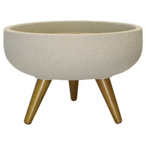 Vaso Bacia Redondo Decore 45 (12l) Cor Cimento Japi