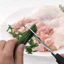 Ver imagem 5 de Kit 5 Tesouras de Cozinha Mundial Inox Desmontável 21,5cm Multiuso Culinária Preta