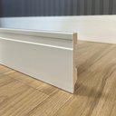 Ver imagem 2 de Rodape Poliestireno Frisado Branco 10cm X 1,5cm Br 2,40m - Frisado 10 Cm