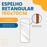 Espelho Decorativo Retangular Arredondado 70x160 Grande de Parede - 4