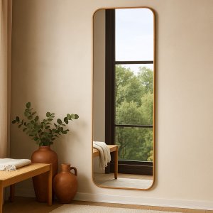 Espelho Decorativo Retangular Arredondado 70x160 Grande de Parede