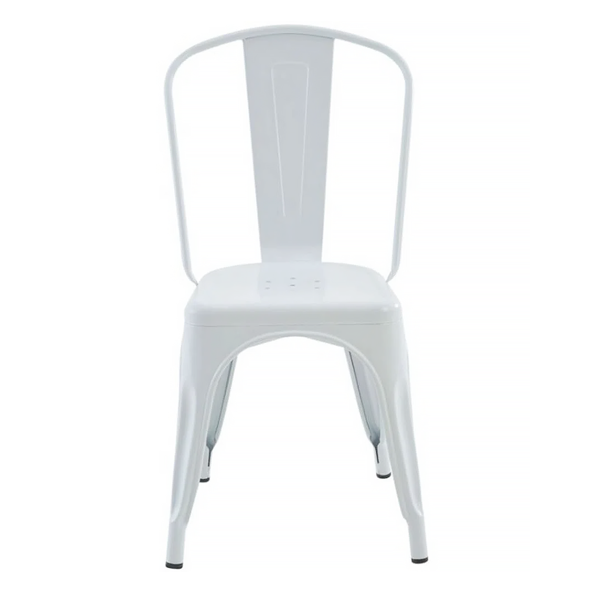 Cadeira Tolix Iron Design Industrial Branco - 2