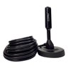 Antena Digital Amplificada Interna Para Tv Sinal Hd Uhf - 5m:Preto - 3