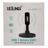Antena Digital Amplificada Interna Para Tv Sinal Hd Uhf - 5m:Preto - 4