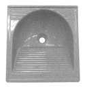 Ver imagem 4 de Gabinete De Lavanderia Branco Em Aço 60 x 50cm Com Tanque Sintético Cinza Venus - Cozimax