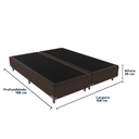 Ver imagem 3 de Cama Box Queen 158x198 Marrom