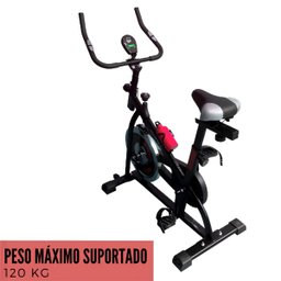 Bicicleta Ergométrica Spinning Profissional Mecânica 8 Kg Suporta 120 Kg Importway Iwbes-8 - 4