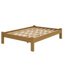 Ver imagem 3 de Cama Casal Turca em Madeira Maciça Reforçada Nogueira