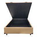 Ver imagem 6 de Cama Casal Box Baú 138x188 Entrega Apenas Cidade Sao Paulo - Suede - Bege