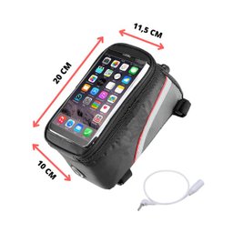 Bolsa Bike Bicicleta Celular Quadro Case Touch Tamanho G 6,5 - 4