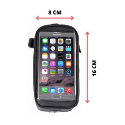 Bolsa Bike Bicicleta Celular Quadro Case Touch Tamanho G 6,5 - 3