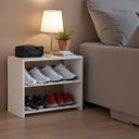 Ver imagem 1 de Sapateira para Quarto Sala Hall Lavanderia 25x40x50cm - Branco Tx