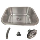 Ver imagem 7 de Tanque Lavanderia Lavar Roupa 30l Aço Inox Balcao Pia com Valvula Sifao Limpeza Lavabo Casa Compre B