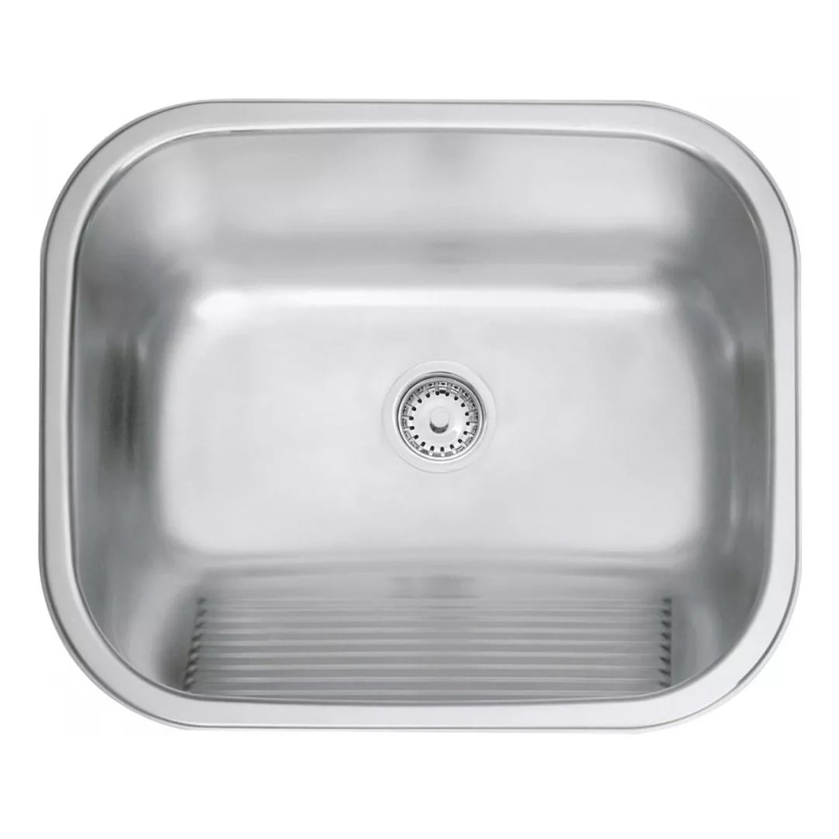 Tanque Lavanderia Lavar Roupa 30l Aço Inox Balcao Pia com Valvula Sifao Limpeza Lavabo Casa Compre B - 5