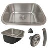 Tanque Lavanderia Lavar Roupa 30l Aço Inox Balcao Pia com Valvula Sifao Limpeza Lavabo Casa Compre B - 1