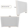 Cama Japonesa com Cabeceira Corea Seo Casal Bouclé Off White - Sallar Home - 4