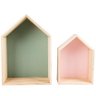 Nicho Casinha Pintada 2 Peças - 1