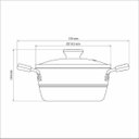 Ver imagem 2 de Caçarola Ø 20 cm 2,4 L 20402620