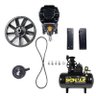 Cabecote compressor 10 pes 140 psi + kit com adaptaçao compressor schulz - 6