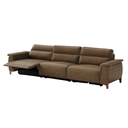 Ver mais imagens de Sofá 4 Lugares Los Angeles Reclinável Elétrico 3,20m em Couro:nozes