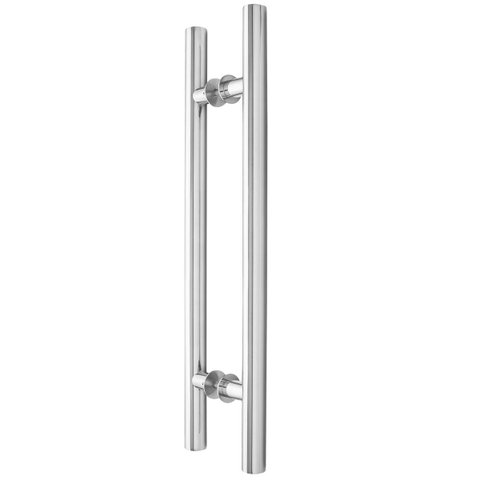 Puxador Duplo Tubular 1.1/4 Inox 304 - Escovado Loja da Indústria 1500mm x 1000mm