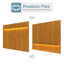 Ver imagem 4 de Painel para TV até 85 Polegadas Sole 1 Prateleira Ripado 100% MDF Naturale - Pnr Móveis