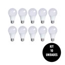 Ver imagem 1 de Lâmpada Led 12w Bulbo Fria Kit 10 unidades Soquete E27 Bivolt LUZ BRANCO FRIO 6500K