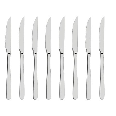 Conjunto 8 Facas Churrasco Cosmos Talheres Tramontina em Aço Inox