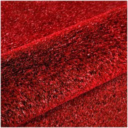 Grama Sintetica Softgrass Colors - Vermelho 12mm - 2x1m - 2m2 - Decortech - 1