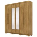 Ver imagem 1 de Guarda Roupa Casal 218cm com Espelho Elegance Nature - Vila Rica