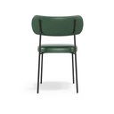 Ver imagem 6 de Conjuto 4 Cadeiras Stela Fixa Courino Verde - Belliv Decor