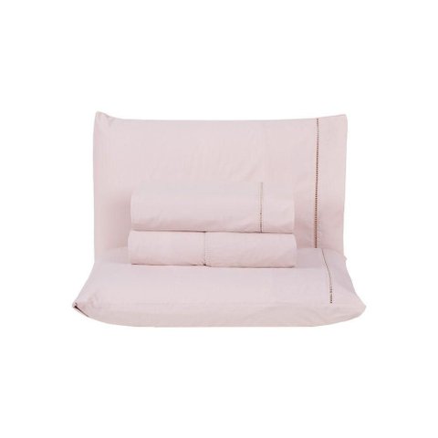 Jogo de Cama Premier Queen 04 Peças Hipercal 200 Fios 80% Algodão, 20% Poliéster - Rosa