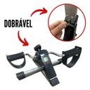 Ver imagem 5 de Mini Bicicleta Ergométrica com Monitor Portátil Dobrável Fisioterapia Braços Pernas Importway Iwmbem
