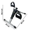 Mini Bicicleta Ergométrica com Monitor Portátil Dobrável Fisioterapia Braços Pernas Importway Iwmbem - 2