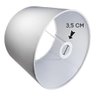 Cúpula para Abajur 25x25x20 Om Luz - Branco - 2