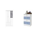 Ver imagem 2 de Quarto de Bebê Completo com Guarda-Roupa e Cômoda 376993 Espresso Móveis Branco