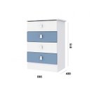 Ver imagem 4 de Quarto de Bebê Completo com Guarda-Roupa e Cômoda 376993 Espresso Móveis Branco