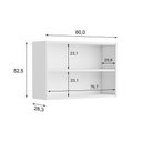 Ver imagem 4 de Armário de Cozinha Modulado Evidence 7005 2 Portas Branco - Bertolini