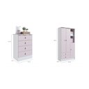 Ver imagem 3 de Quarto de Bebê Completo com Guarda-Roupa e Cômoda Arco-Íris 