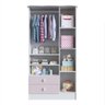 Quarto de Bebê Completo com Guarda-Roupa e Cômoda Arco-Íris  - 7